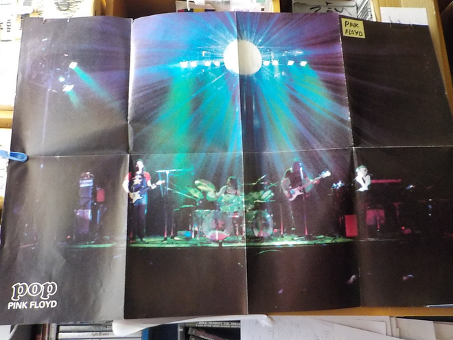 PINK FLOYD FOLD-OUT JULISTE POP-LEHDESTÄ