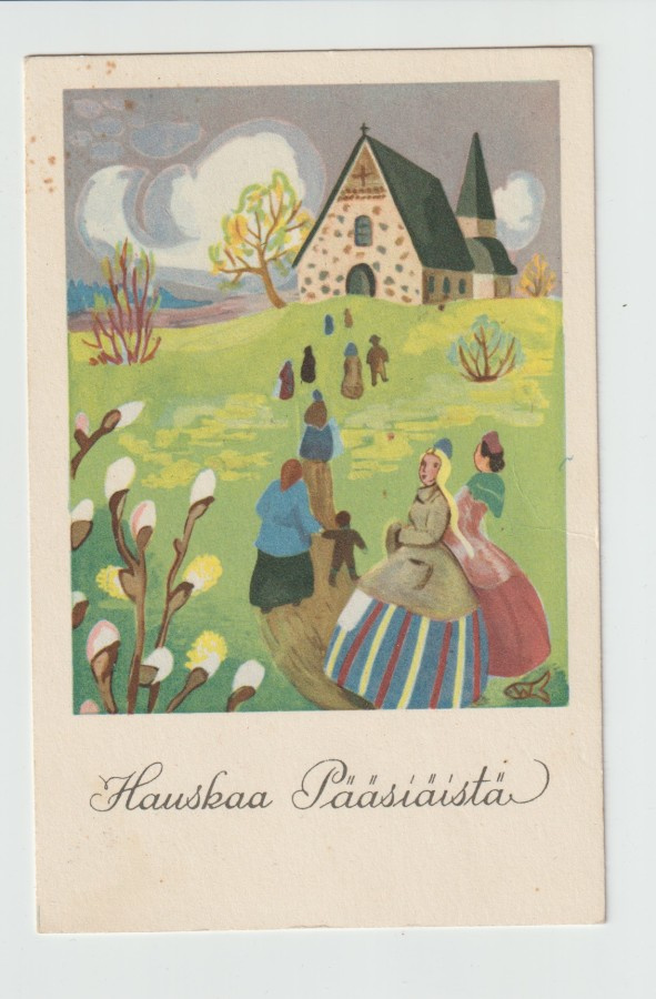 Postikortti, PÄÄSIÄINEN , vanha