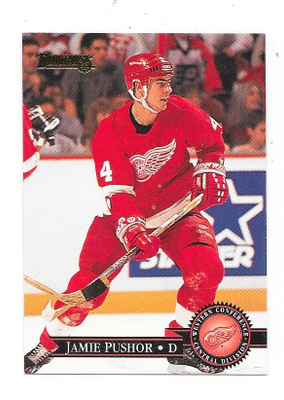 1995-96 Donruss #337 Jamie Pushor Detroit Red Wings