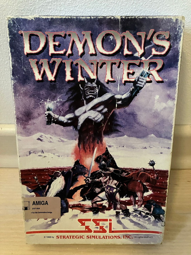 Demon's Winter (SSI) Amiga peli
