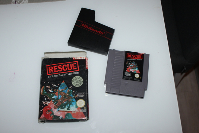 Rescue the ambassy mission (NES, Boxed)