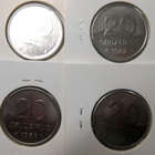 Brazil. 20 cruzeiros 1981, 1982, 1983, 1984. - pikkukuva 1