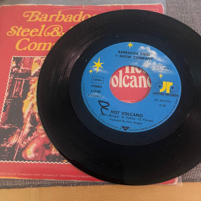 BARBADOS STEELL & SHOW CO: Hot Volcano * Party… * GER 1982