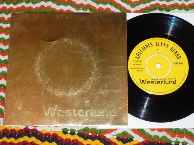 7" Kultaisen Levyn Kerho - PROMO EP single 1963 EX-