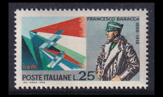 Italia 1276 ** Francesco Baracca (1968)
