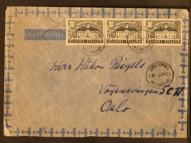 # 23359 # Kirje Helsinki > Norja 1947