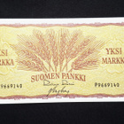 1 Markka 1963 P-Sarja! Kunto Unc! - pikkukuva 1