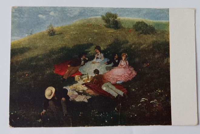 Szinyei-Merse: Picknick toukokuussa, väritaidepk, ei p.
