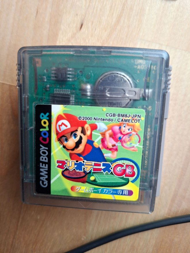 Game boy Color Mario Tennis JPN
