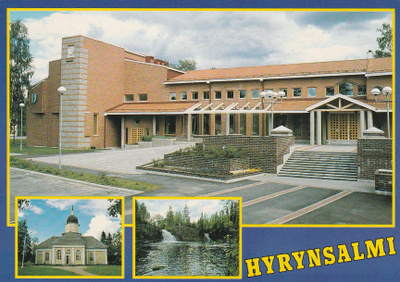 KIRKKOKORTTI - HYRYNSALMEN KIRKKO - 3/1