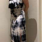American Eagle Outfitters mustavalkoinen maksimekko koko XXS - pikkukuva 2