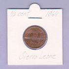 Sierra Leone ½ Cent v.1964 KM#16 - pikkukuva 1
