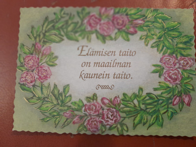 Elämisen taito....