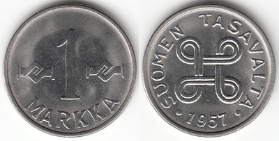 1 mk 1957, HYVÄ