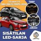 Citroen C4 Sisätilan LED-sarja 12-osainen - pikkukuva 1