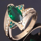64 .. 18 KGF Kulta Green Emerald Kaunis .. Sormus - pikkukuva 1