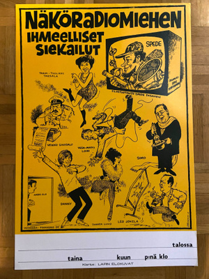 Vanha elokuvajuliste: Näköradiomiehen ihmeelliset siekailut