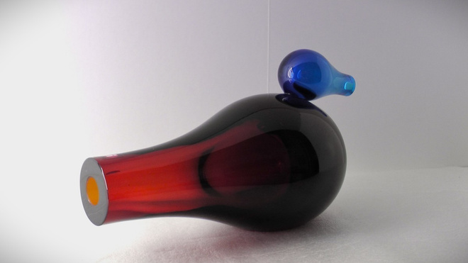 Iittala Vigna lintu n. 22x13 (kaksivärinen)