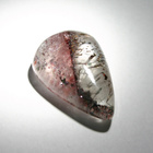 Näyttävä kvartsi 50/50 väritön-punertava 25.21 ct +GIR - pikkukuva 3