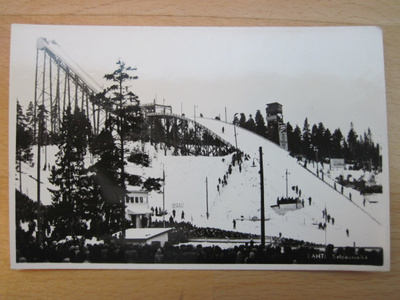 VANHA Postikortti Lahti 1950-l Alkup. Mallikappale