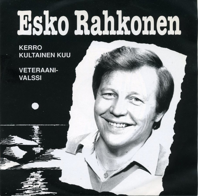 ESKO RAHKONEN: Kerro Kultainen Kuu – 7” single 1992 + KK