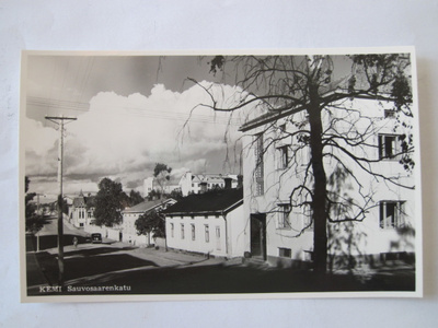 VANHA Postikortti Kemi Lappi 1950-l Alkup.Mallikappale