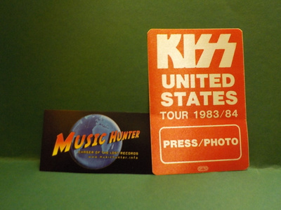 KISS - UNITED STATES TOUR 1983/84, BACKSTAGE PASSI