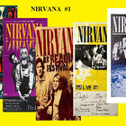 NIRVANA --- julistesetti 5kpl --- 21cm x 30cm #1 - pikkukuva 1
