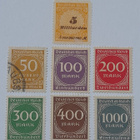 Deutsches Reich postmerkkisetti 7 kpl - pikkukuva 1