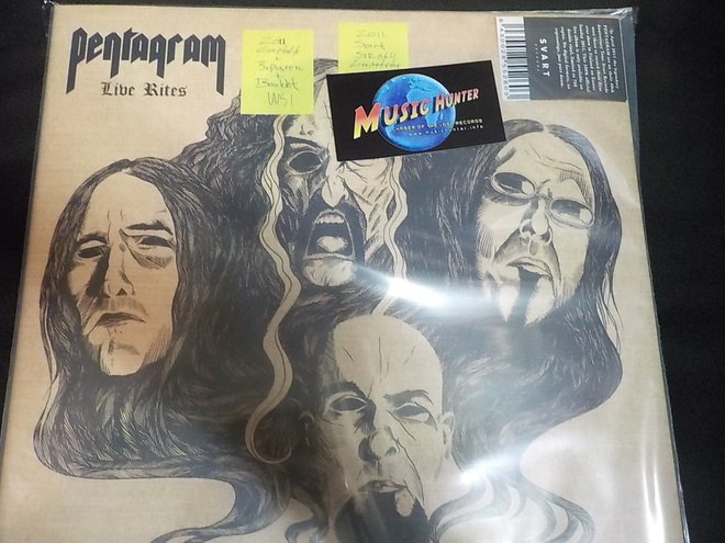 PENTAGRAM - LIVE RITES M-/M- 2LP FIN 2011 GREY VINYL