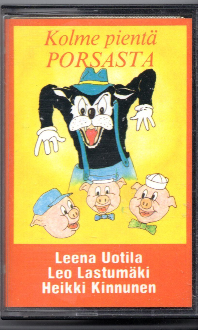 C-kasetti: KOLME PIENTÄ PORSASTA