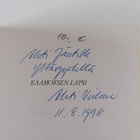 Ahti Vielma : Kaamoksen lapsi (signeerattu, tekijän omiste) - pikkukuva 3