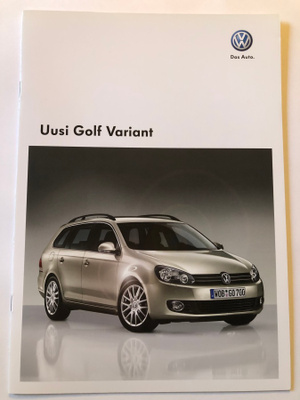 Myyntiesite - Volkswagen Golf Variant - 5/2009