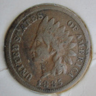 USA 1 cent 1885 - pikkukuva 1