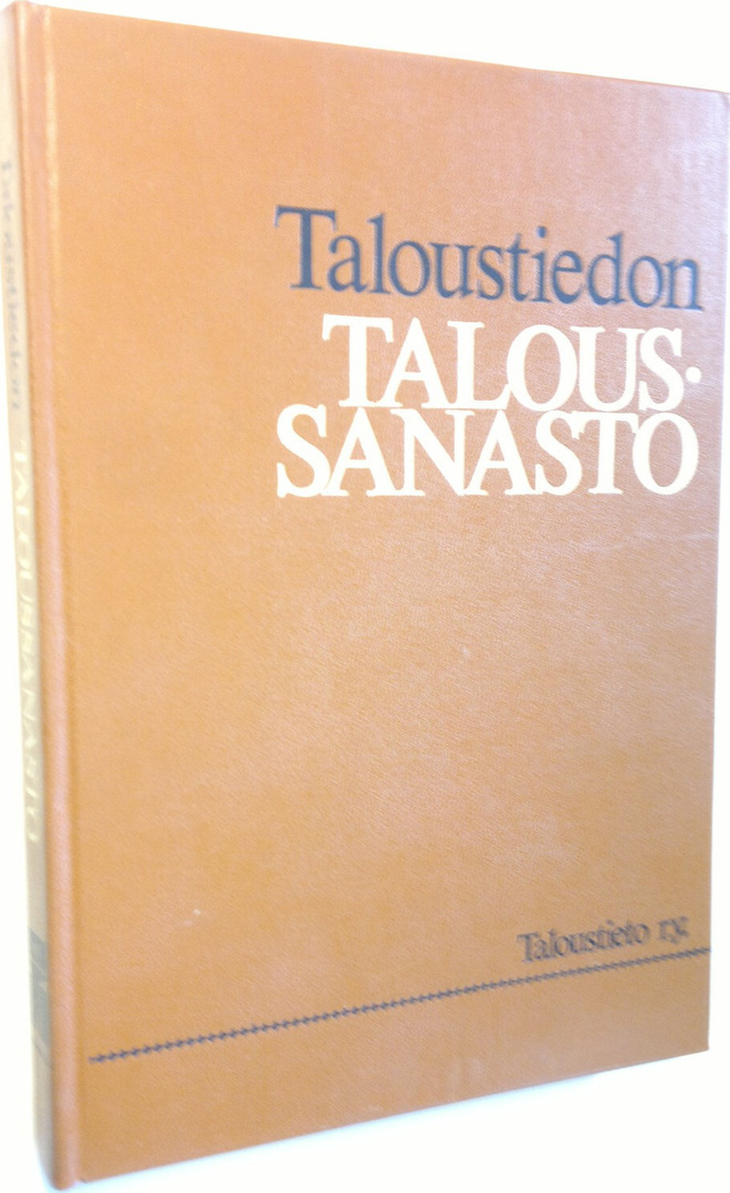 Taloustiedon taloussanasto