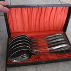 6 LARGEVINTAGE GERMAN "WELLNER PATENT 90 - 45" SILVERPLA - pikkukuva 1