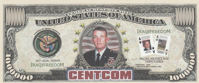 USA 1 MILJ. DOLLARS UNITED STATES CENTCOM (K16-S33)