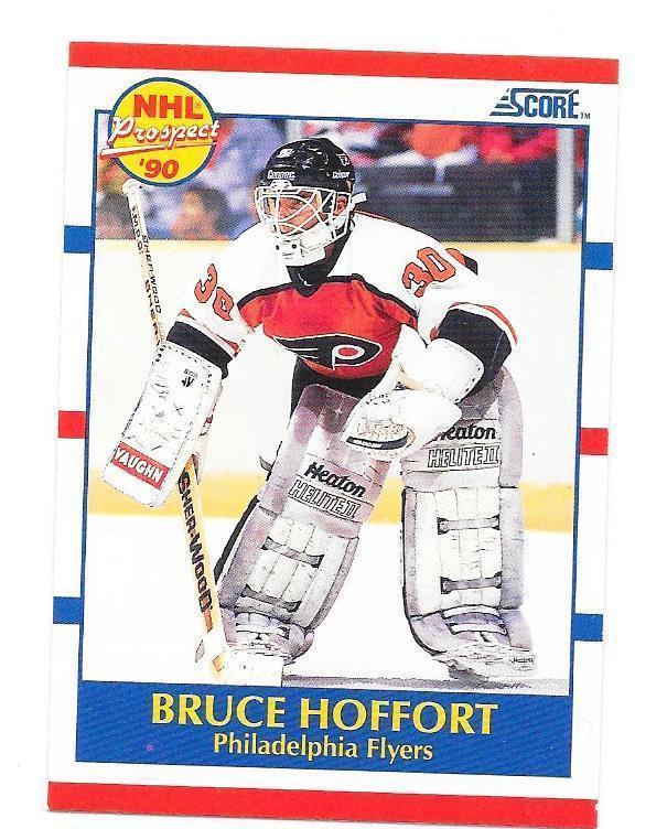 1990-91 Score #413 Bruce Hoffort Philadelphia Flyers MV