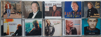KARI TAPIO . 5 CD-LEVYÄ & JUHA TAPIO 5 CD-LEVYÄ PAKETTINA