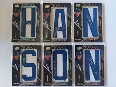 2009-10 UD Black #69 Christian Hanson 6kpl ( HANSON )