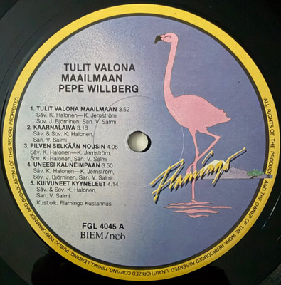 [LP] PEPE WILLBERG: TULIT VALONA MAAILMAAN