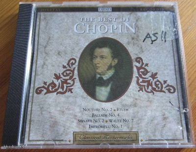 The BEST OF CHOPIN - CD