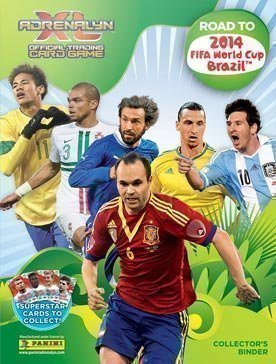 ROADTO FIFA WORLD CUP Panini Adrenalyn 2014 Jalkapallokortit