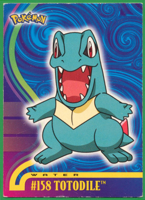 Pokémon 2001 Topps Totodile