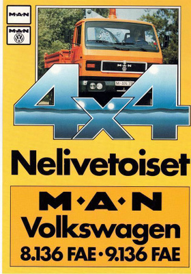 Esite MAN-VW 4x4 kuorma-autot