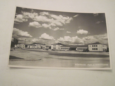 Kortti Riihimäki Rautatie Asema 1950-l Alkup.Mallikappale