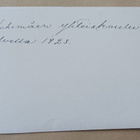 Kokemäki, Kokemäen yhteiskoulu talvella 1923, ei p. - pikkukuva 2