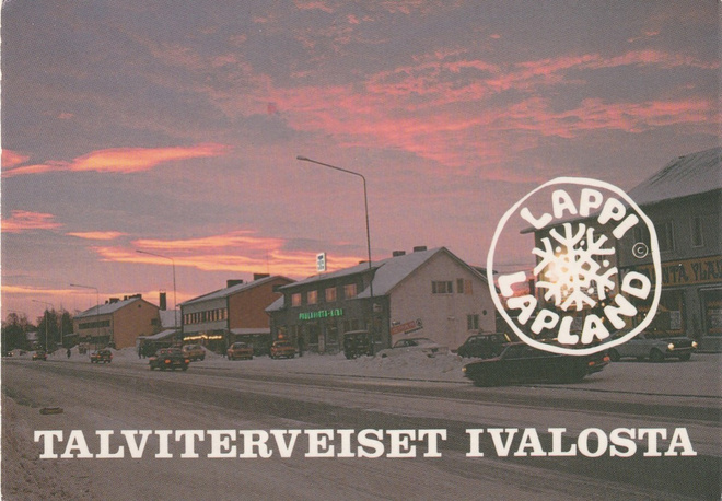 Postikortti, IVALO, Lappi, Erikoisleima
