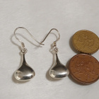 Hopeaa, Teardrop Ball Dangle Drop, korvakorut 925 - pikkukuva 4