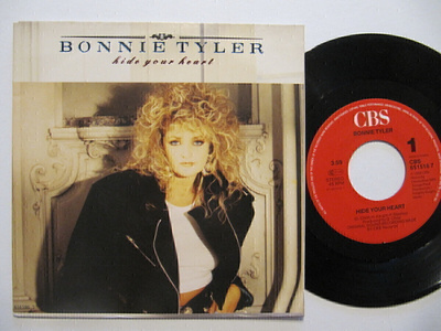 Bonnie Tyler Hide Your Heart 7" sinkku